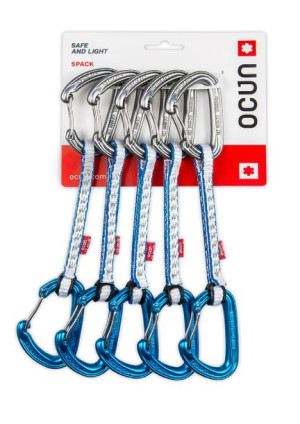 Zestaw ekspresów wspinaczkowych Ocun KESTREL QD DYN 8 blue