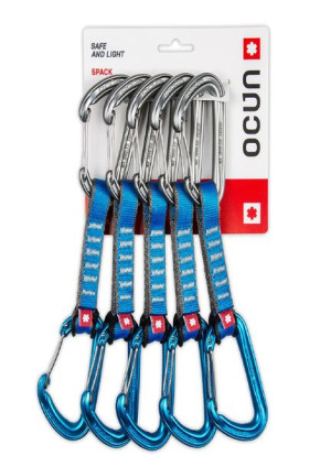 Zestaw ekspresów wspinaczkowych Ocun HAWK QD WIRE PAD 16 blue