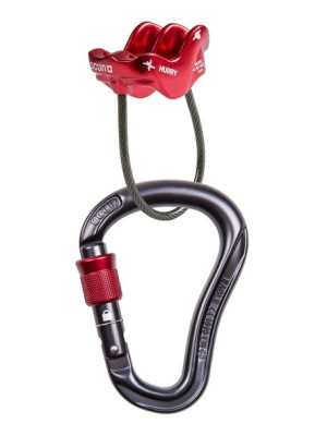 Zestaw asekuracyjny Ocun EAGLE/SCREW HURRY ant/red