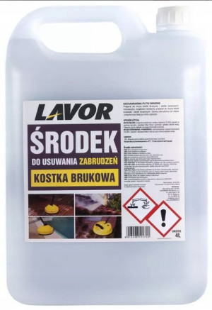 ŚRODEK Koncentra do mycia KOSTKI brukowej LAVOR 4L