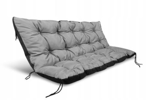 Poduszka ogrodowa 120/80 cm + 120/40 cm na ławkę p