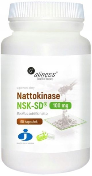 Aliness NATTOKINAZA serce NATTOKINASE 100mg 60kap