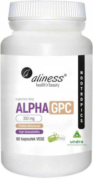 Aliness Alpha-GPC Cholina UKŁAD NERWOWY 60 kap.