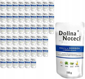 DOLINA NOTECI Karma psa DORSZ z Brokułami 50x150g