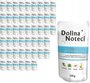 DOLINA NOTECI Karma psa JAGNIĘCINA 50x150g ZESTAW