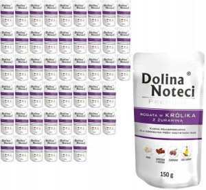 DOLINA NOTECI Karma psa KROLIK z Żurawiną 50x150g