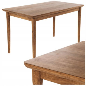 Stol drewniany dębowy do salonu 135x75