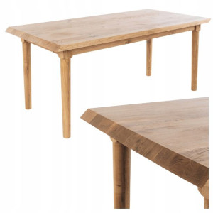 Stol drewniany dębowy do salonu 180x90