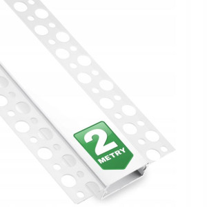 Profil LED Wpuszczany Wpust do PŁYT KARTON GIPS 2m