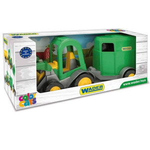 Wader 35224 ładowarka farmer z przyczepą dla konia
