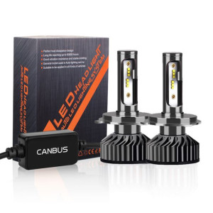 Żarówki Mini Led H4 Mocne 20000lm 6000k 100w Canbus