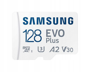 MicroSD 128GB SDHC Samsung EVO Plus 130/60 MB/s