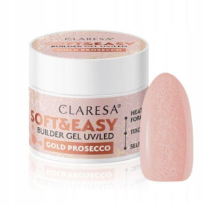 Claresa Soft & Easy Żel Budujący Gold Prosecco 45g
