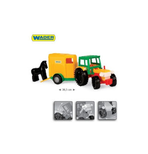 Wader 35003 Traktor Z Przyczepą Dla