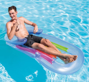 Materac, fotel do opalania i pływania 2w1 King Cool 160x85cm INTEX 58802
