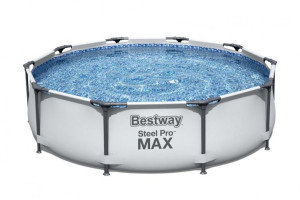 Basen Stelażowy Steel Pro MAX 305x76 Okrągły 10FT BESTWAY DuraPlus FrameLin
