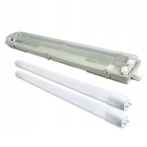 Zestaw Oprawa Led Hermetyczna 60cm + 2x Świetlówka