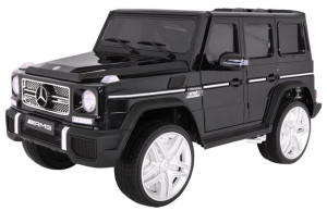 Auto na akumulator Mercedes AMG G65 dla dzieci Czarny + Lakierowany