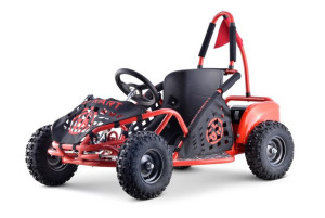 Gokart Fast Dragon na akumulator Czerwony 30km/h + Silnik 1000W + Koła