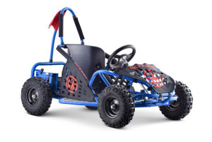 Gokart Fast Dragon na akumulator Niebieski 30km/h + Silnik 1000W + Koła