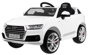 Audi Q7 Quattro S-Line na akumulator Biały + Pilot + Wolny Start + EVA