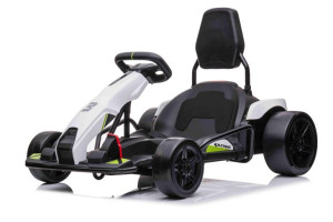 Gokart Fast 3 Drift na akumulator dla dzieci Biały + Funkcja driftu