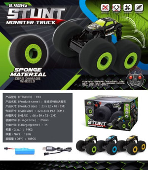 Zdalnie sterowane autko Monster Truck dla dzieci 3+ Pojazd terenowy