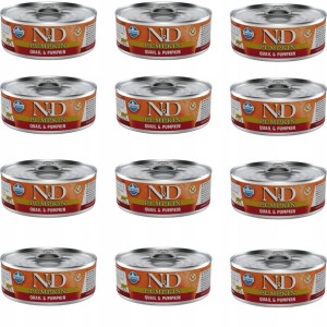 Farmina N&d Cat Quail & Pumpkin 12x70g
