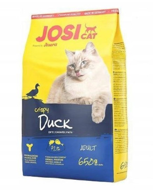Josera JosiCat Crispy Duck dla kotów 650g