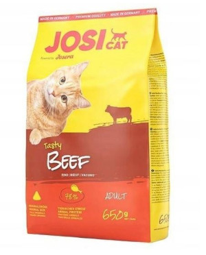 Josera JosiCat Tasty Beef dla kotów 650g