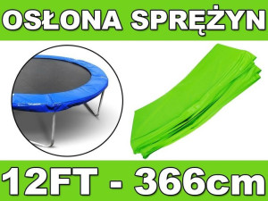 Kołnierz ochronny na sprężyny SkyRamiz Zielony do trampoliny ogrodowej366cm