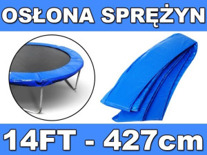 Kołnierz ochronny na sprężyny SkyRamiz Niebieski do trampoliny 427cm/14FT