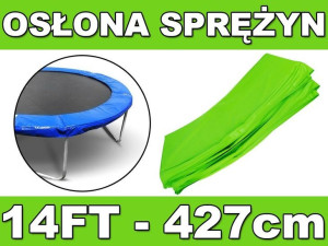 Kołnierz ochronny na sprężyny SkyRamiz Zielony do trampoliny 427cm/14FT