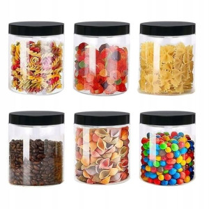 Słoik Pojemnik Na Przyprawy Plastikowy 500ml 6szt