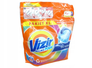 Kapsułki do prania Vizir All in 1 Kolor - 40szt.