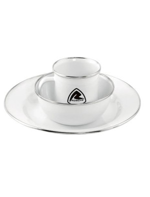 Zestaw naczyń Robens TONGASS SINGLE ENAMEL SET