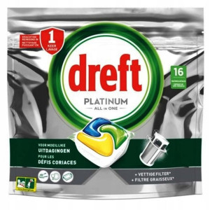 Dreft Platinum All In One Citron 16szt Nl/fr - Kapsułki Do Zmywarki
