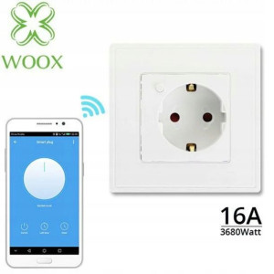 Gniazdko Smart WiFi Woox podtynkowe R4054