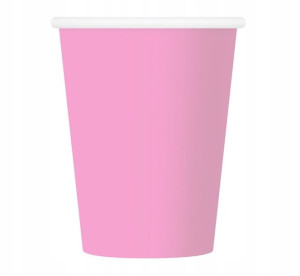 Kubeczki papierowe różowe 270ml 6 szt Godan
