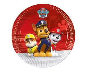 Talerzyki papierowe Psi Patrol 8 szt. Godan
