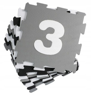 Puzzle podłogowe Mata podłogowa cyfry Smily Play