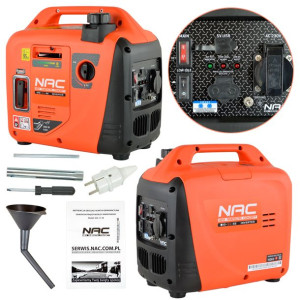 Agregat Prądotwórczy Nac Gig-11-se Inwerterowy 1,2 Kw 230 V Avr Tryb Eco