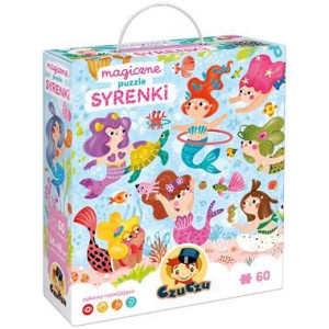 Puzzle magiczne syrenki 60 elementów Czuczu