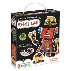 Puzzle kreatywne Robot lab 63 el Czuczu
