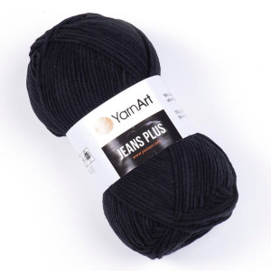 Włóczka YarnArt Jeans Plus CZARNY 53