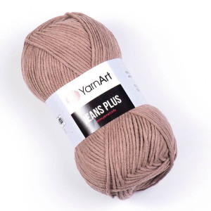Włóczka YarnArt Jeans Plus KAWA Z MLEKIEM 71