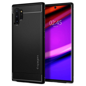 Spigen Rugged Armor Galaxy Note 10+ Plus Matte Black