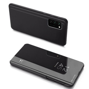 Clear View Case futerał etui z klapką Samsung Galaxy Note 20 czarny