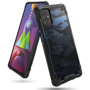 Ringke Fusion X Galaxy M51 Camo Black