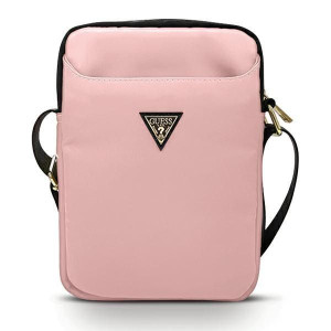 Guess Torba GUTB10NTMLLP 10" różowy /pink Nylon Triangle Logo